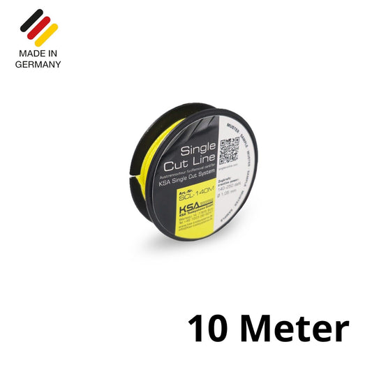 Austrennschnur,  KSA Single Cut Line, 140 – 250 daN, Ø 1,05 mm, gelb, 10 m